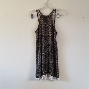 Banana Lemon Halter top  Size S